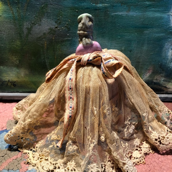 Antique China Pin Cushion Doll - Picture 2 of 9